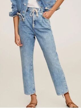 BOGO! Mango MNG Ultra High Rise Straight Leg Jeans Size 4